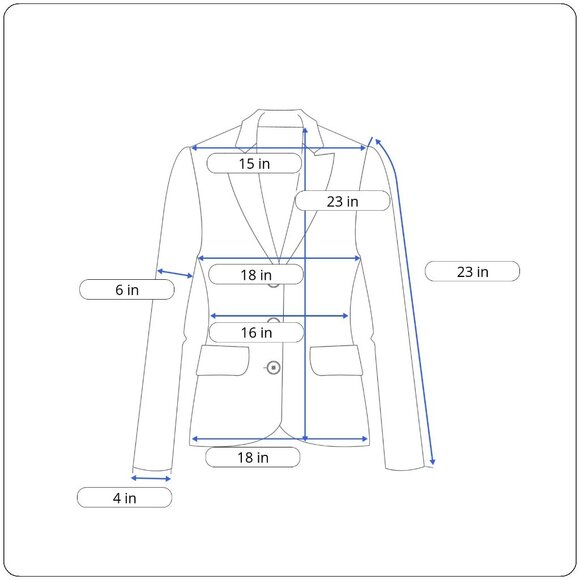 Kasper Womens Charcoal Gray Blazer Two-Button Closure Long Sleeves Sz 12 - New - Picture 10 of 10